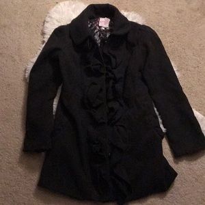 Drk grey coat